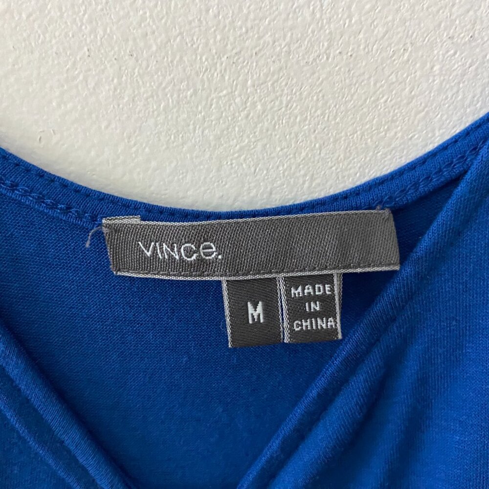 Vince Blue Jersey‎ Sleeveless Maxi Dress Size Medium - Picture 7 of 8